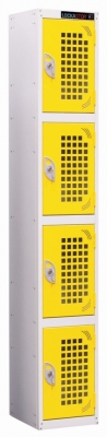 Armorgard Lockastor, Perforated Locker, 4 Door 300x450x1800