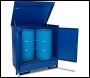 Armorgard DB2 DrumBank 2 Drum Enclosed Spill Pallet 1385(W) x 1075(D) x 1345(H) - Code DB2