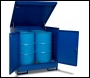 Armorgard DB4 DrumBank 4 Drum Enclosed Spill Pallet 1420x1360x1290 - Code DB4