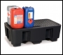 Armorgard DBP2 DrumBank 2 Drum Plastic Spill Pallet 1300x750x440 - Code DBP2