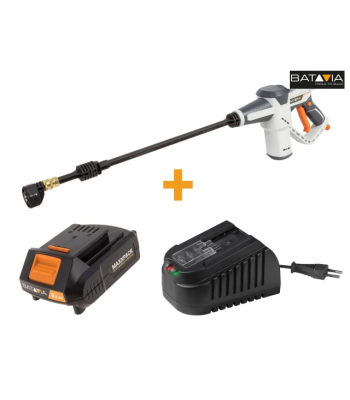 Batavia MAXXPACK Pressure Cleaner Set 18V 1 x 2.0Ah Li-ion - Code BAT7063727