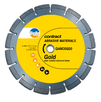 Belle Gold Asphalt (GA) Diamond Cutting Disc 300mm (Code GA30020)