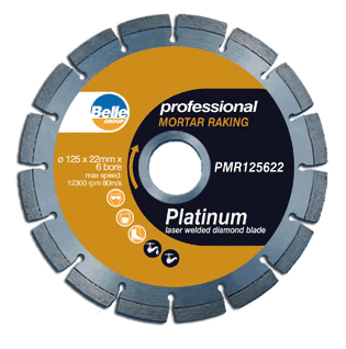 Belle Platinum Mortor Raking (PMR) Diamond Cutting Disc 115mm
