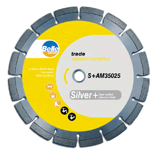 Belle Silver Plus Abrasive (S+AM) Diamond Cutting Disc 115mm