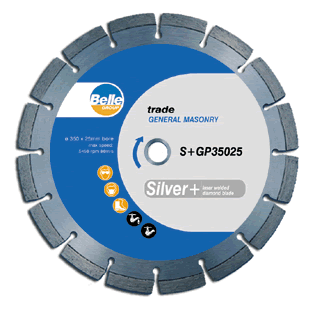 Belle Silver Plus General Masonary (S+GP) Diamond Cutting Disc 230mm