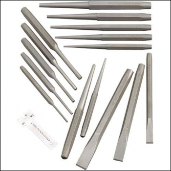 Clarke ET138 16-piece Punch & Chisel Set