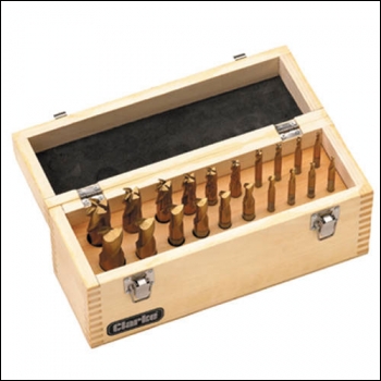 Clarke ET163 - 20pce HSS End Mill & Slot Drill Set to suit CL500M