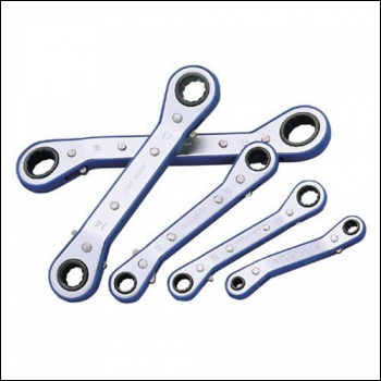 Clarke PRO41 5-Pce Angle Head Ratchet Set 