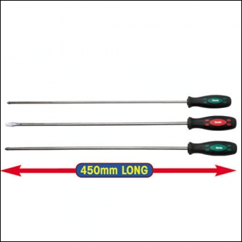 Clarke PRO121 3-Pce Long Reach Screwdriver Set