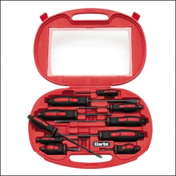 Clarke PRO122 - 10-Pce Pro Screwdriver Set