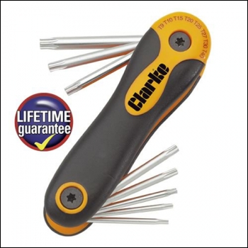 Clarke PRO141 8pce Torx Key Set
