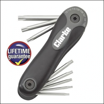 Clarke PRO143 8pce Security Torx Key Set