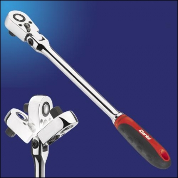 Clarke PRO159 3/8? Swivel Head Rapid Wrench (292mm Long)