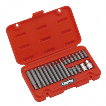 Clarke  PRO163 3/8 inch  & ? inch  drive Ribe Bit Set