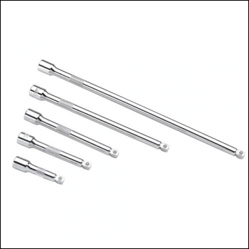 Clarke Pro 170 1/4 inch  Square Drive Wobble Extension Bar Set 5 Piece - PRO170