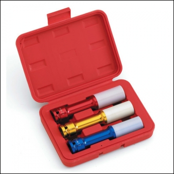 Clarke PRO172 ?? Square Drive, Alloy Wheel, Deep Impact Socket Set 3pc