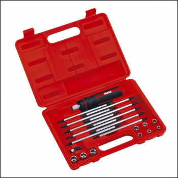 Clarke Pro 178 Combination Ratchet Screwdriver and Socket Set 21 Piece