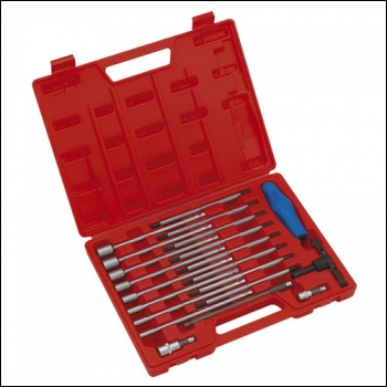 Clarke  PRO180 21pce Interchangeable Metric Hex and Nut Driver Set