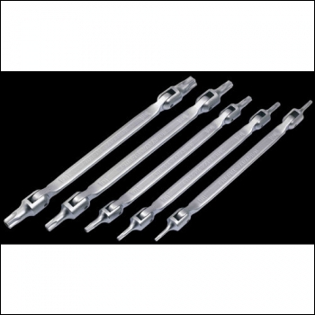 Clarke Pro188 5-Piece Double Ended Flexi TRX Star Security Head Wrench Set