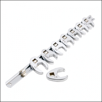Clarke PRO195 Crows Foot Imperial Wrench Set 8 Piece