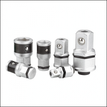 Clarke PRO197 Ratchet Wrench Socket Bit Adaptor Set 6 Piece