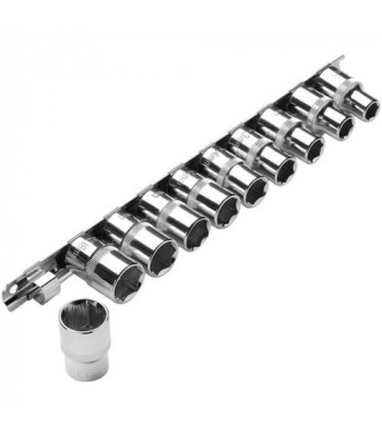 Clarke PRO410 - 10 Piece ½ inch  Drive Anti Slip Metric Socket Set - Code 1700816