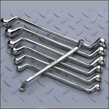 Clarke CHT108 7-Pce Deep Offset Ring Spanner Set