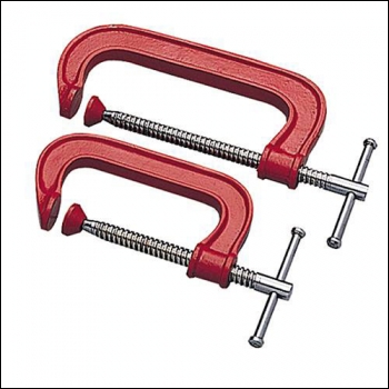 Clarke CHT151 'G' Cramp Set (2 piece)