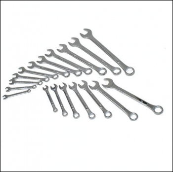 Clarke CHT165 18-Pce AF/Metric Wrench Set