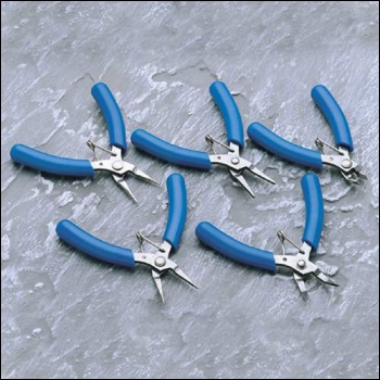 Clarke CHT196 5-Pce Stainless Steel Mini Plier Set