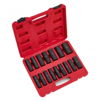 Clarke CIS12/17B 16 Piece Deep Impact Socket Set - Code 1800311