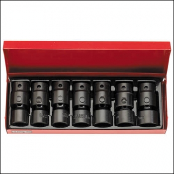 Clarke CIS12/7M - 7 Piece ? inch  Uni. Joint Impact Set