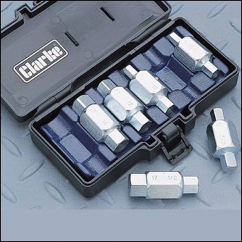 Clarke CHT220 Oil Drain Plug Key Set