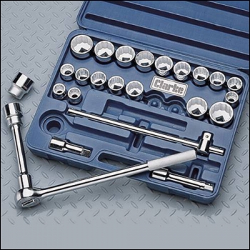 Clarke CHT263 26-Pce � inch  Drive Socket Set