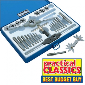 Clarke CHT303 28-Pce Tap & Die Set