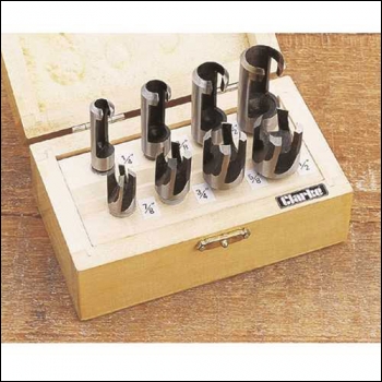 Clarke CHT367 - 8pce Drill Plug Cutter Set