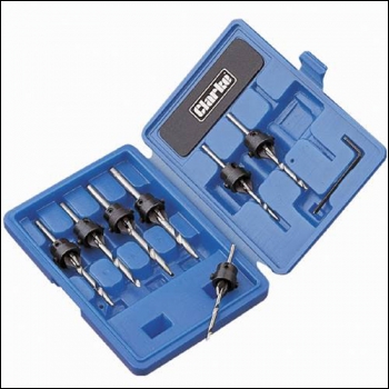 Clarke CHT370 - 22pce Drill & Countersink Bit Set