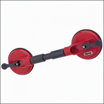 Clarke CHT372 Twin Head Suction Lifter (pair)