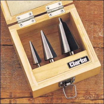 Clarke CHT382 3pc. Tapered Drill Set