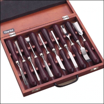 Clarke CHT400 - 12pce Carving Chisel Set