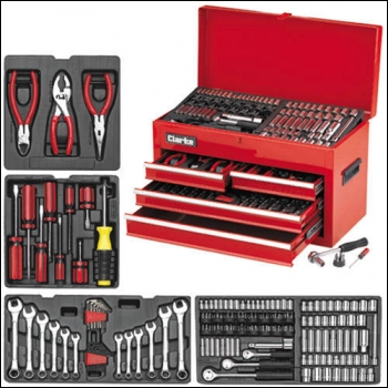 Clarke CHT497 - 242pce Tool Set & Chest
