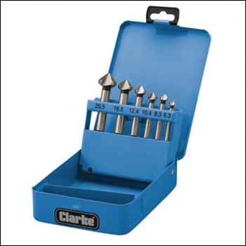 Clarke CHT530 - 6pce HSS Countersink Set