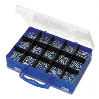 Clarke CHT535 - 1405 Piece Nut, Bolt & Washer Pack