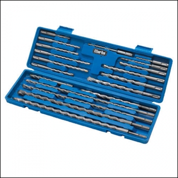 Clarke CHT566 - 20pce SDS+ TCT Drill Bit Set