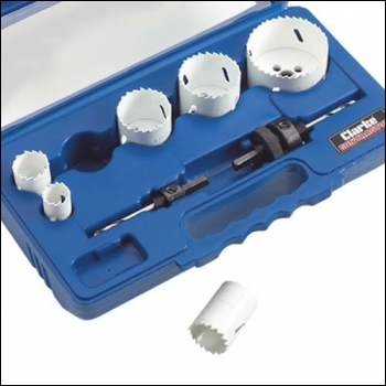 Clarke CHT576 - 6pce Plumbers Hole Saw Set