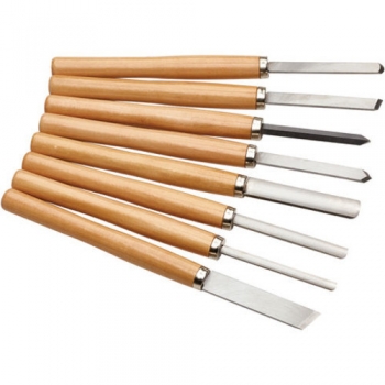 Clarke CHT874 8 Piece Wood Turning Chisel Set - Code 1801874