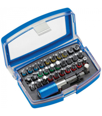 Clarke CHT918 32 Piece Colour Coded Screwdriver Bit Set - Code 1801918