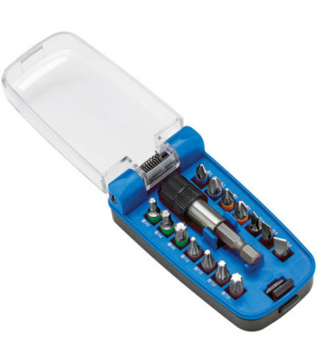 Clarke CHT919 15 Piece Colour Coded Screwdriver Bit Set - Code 1801919