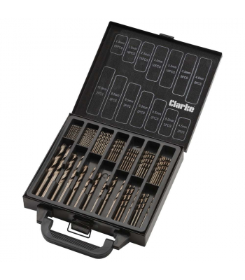 Clarke CHT931 99 piece Cobalt Drill Bit Set (1.5-10mm) - Code 1801932