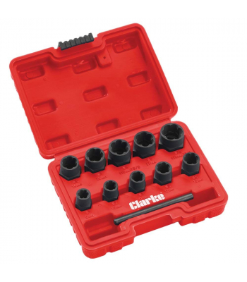 Clarke CHT932 10 Piece Bolt Remover Set (9-19mm) - Code 1801933